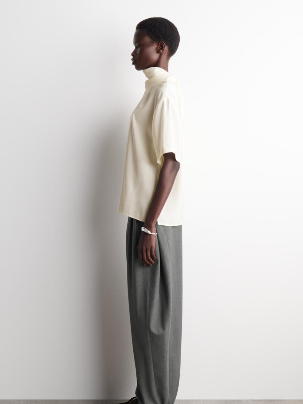 COS scarf blouse